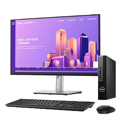 OptiPlex 7020 Micro/光学ドライブなし/WLAN/Core i5/Office2024